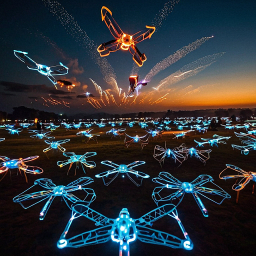The Role Of Drones In Modern Light Shows